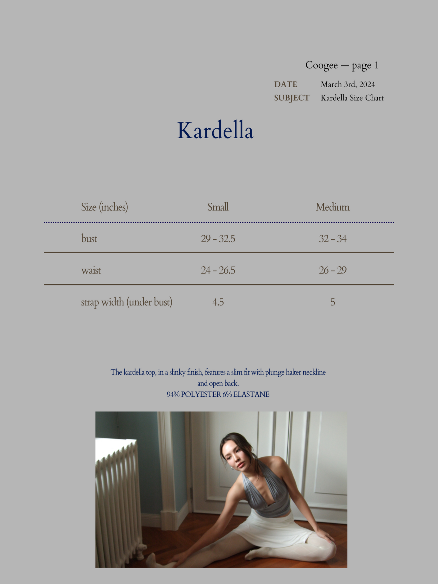 Kardella halter top